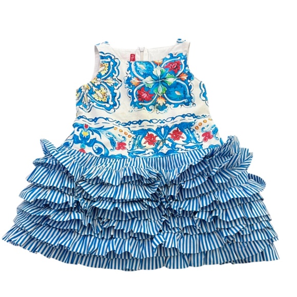 Pan Con Chocolate Spanish Ruffled Dress 2T - Picture 3 of 10